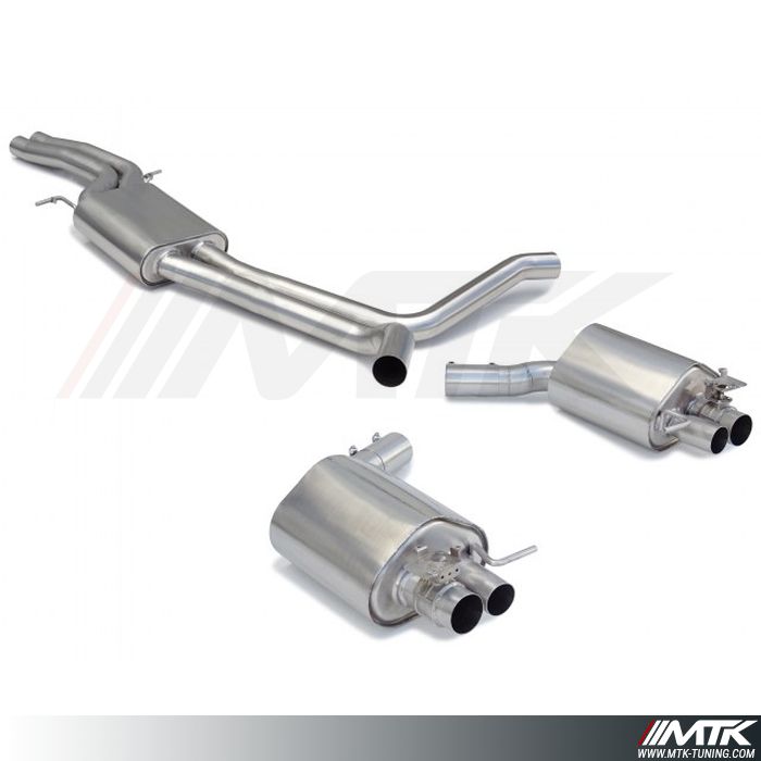 Catback Ragazzon avec intermediare Audi RS6 C7